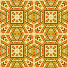 Isometric Abstract Seamless Pattern Background