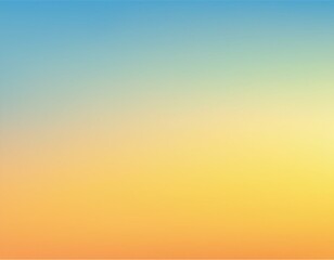 日の出前の空のイメージで作った青と黄色のグラデーション