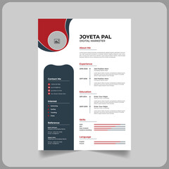 New CV Resume Design Template