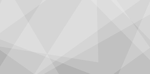 Abstract modern white and grey geometric triangle lines vector background. Design use for poster, template, banner, wallpaper background. Vector illustration.
