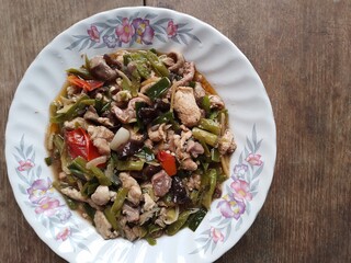 Meat, Vegetables, Mushrooms, Food, Dish