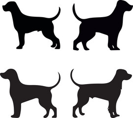 Dog silhouette bundle 