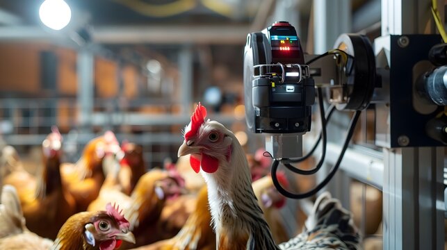 Automated Poultry Farm with Cutting-Edge Feeding and Monitoring Systems for Sustainable and