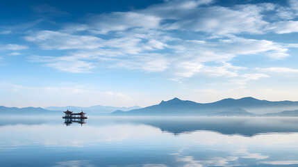Serene Lake Landscape