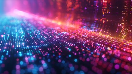Fototapeta premium Abstract Neon Lightscape