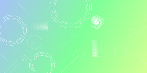 Abstract background for design, Fluid gradient liquid abstract geometric shapes banner and brochure. Vector illustration. Fluid background color light bright art halftone design line and circle style.