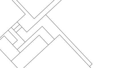 Abstract background with lines Vector abstract futuristic digital landscape with black lines. Geometric squares in bright light with soft shadows as pattern. Abstract background. vector illustration.