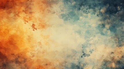 Fototapeta premium A nostalgic abstract background illustration with washedout colors and grainy textures, reminiscent of an old film