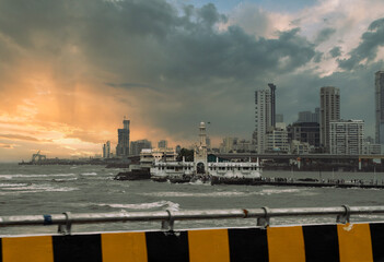 mumbai costal road buildings 
