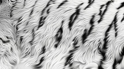 White tiger skin texture background