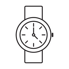 Wrist watch icon vector for graphic design, logo, web site, social media, mobile app, ui illustration