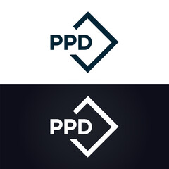 PPD logo. P P D design. White PPD letter. PPD, P P D letter logo design. P P D letter logo design in GOLD, GOLDEN LOGO, THREE, style. letter logo set in one artboard. P P D letter logo vector design.