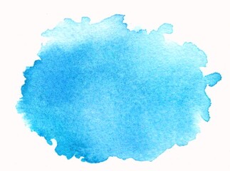 水彩　にじみ　染み