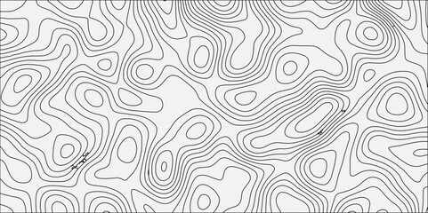 Abstract background with lines Topographic map gradient multicolor wave curve lines banner Contour maps. Vector illustration, contour lines vector map seamless pattern.	
