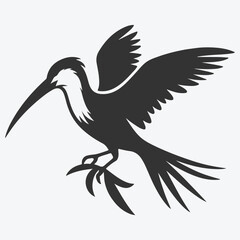 Majestic Tropicbird Silhouette, A Stunning Symbol of Tropical Elegance