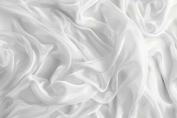 Fototapeta premium white fabric soft background copy space