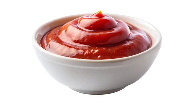  ketchup sauce on mini bowl