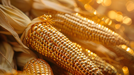 Corncobs made of gold