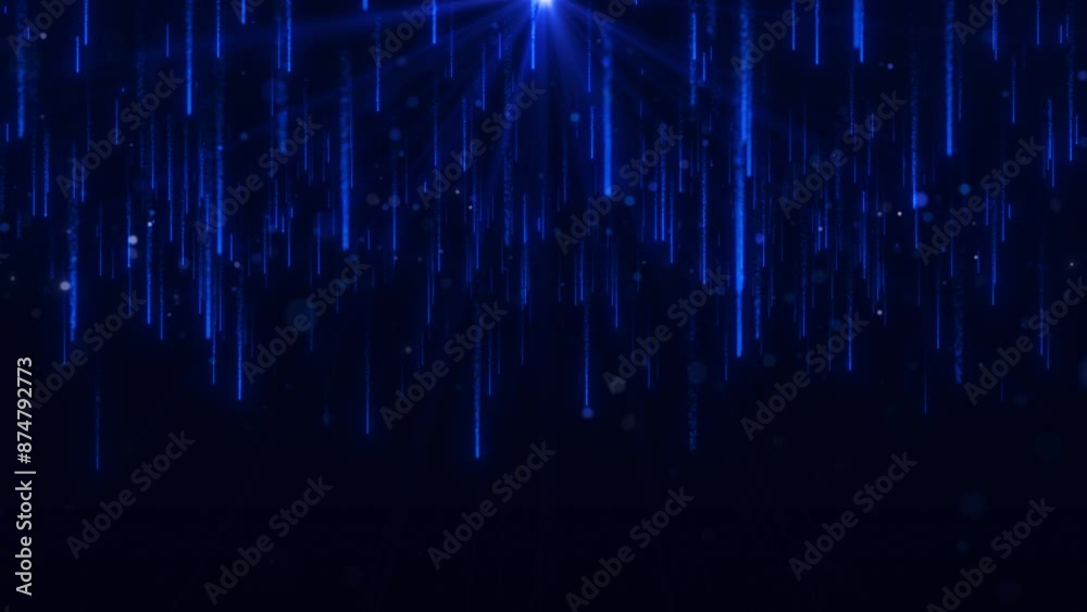 Wall mural digital technology business corporate particles clean presentation broadcast background event game t