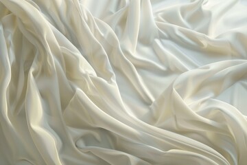 Obraz premium white fabric soft background copy space