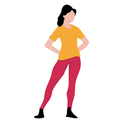 silhouette of a woman