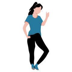 silhouette of a woman