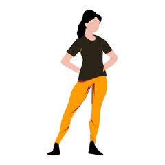 silhouette of a woman