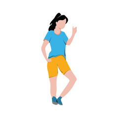 silhouette of a woman