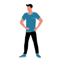 silhouette of a person standing