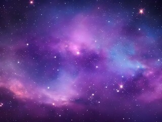 Fototapeta premium Starry Skies: Gradient Galaxy from Dark Navy to Soft Lavender
