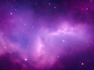 Obraz premium Starry Skies: Gradient Galaxy from Dark Navy to Soft Lavender