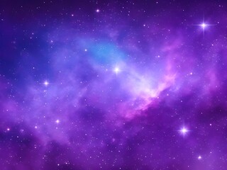 Fototapeta premium Starry Skies: Gradient Galaxy from Dark Navy to Soft Lavender