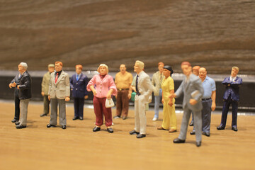 miniature people, figure