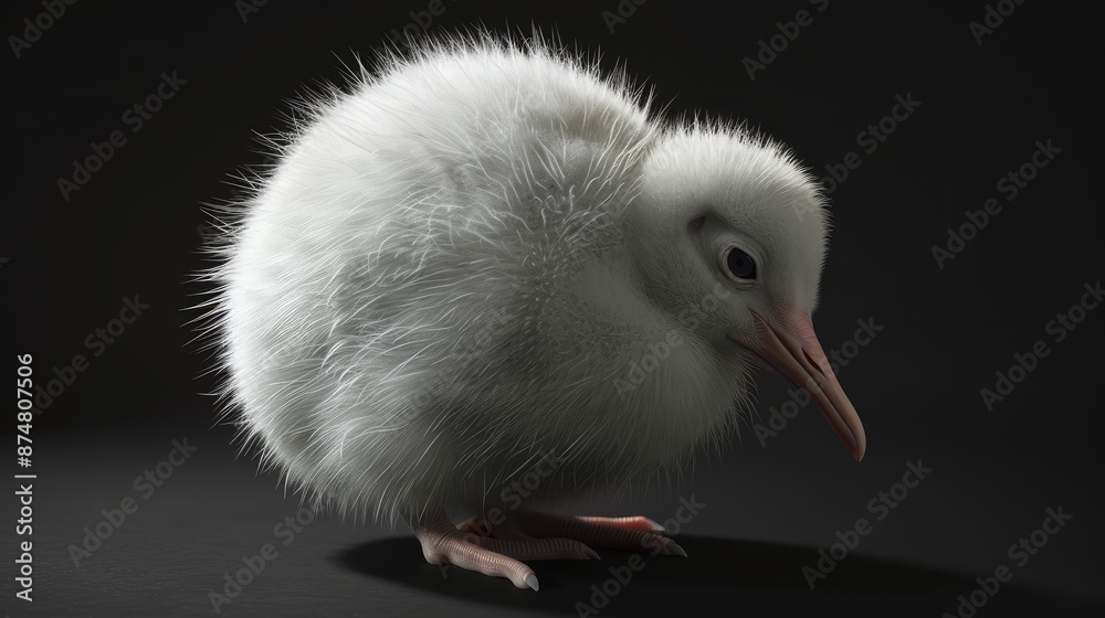 Poster portrait of a duck