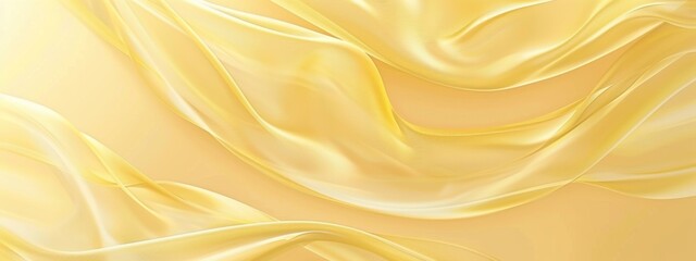 Fototapeta premium Soft gradient seamless transitions light yellow gold background, minimal, simple, large copy space on center.