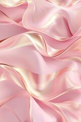 Obraz premium Soft gradient seamless transitions light pink gold background, minimal, simple, large copy space on center.