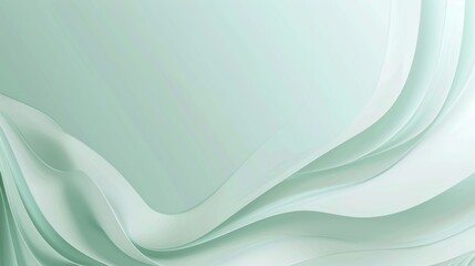 Soft gradient seamless transitions light green background, minimal, simple, large copy space on center.	
