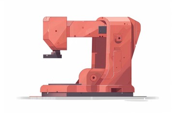 Fototapeta premium Retro-style scientific equipment in a clean setting, blending vintage aesthetics with modern research tools