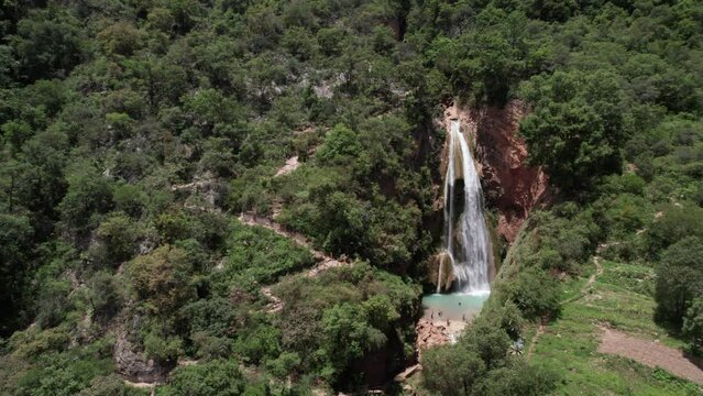 Cola de Serpiente Waterfall of  Santiago Apoala, Oaxaca 