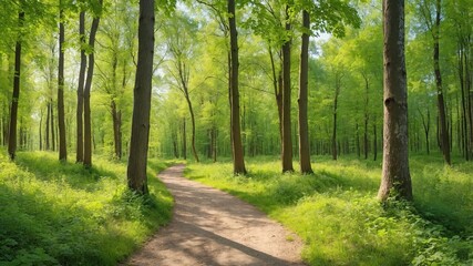  A Breathtaking Spring Forest