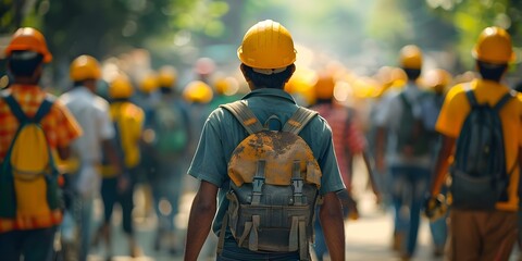 International Migrant Workers Day honors contributions of global migrant workforce. Concept Global Migration, Labor Rights, Celebrating Diversity, Economic Contributions, Social Impact