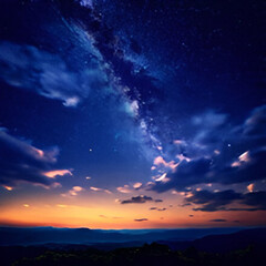 Fototapeta premium sunset over the sea