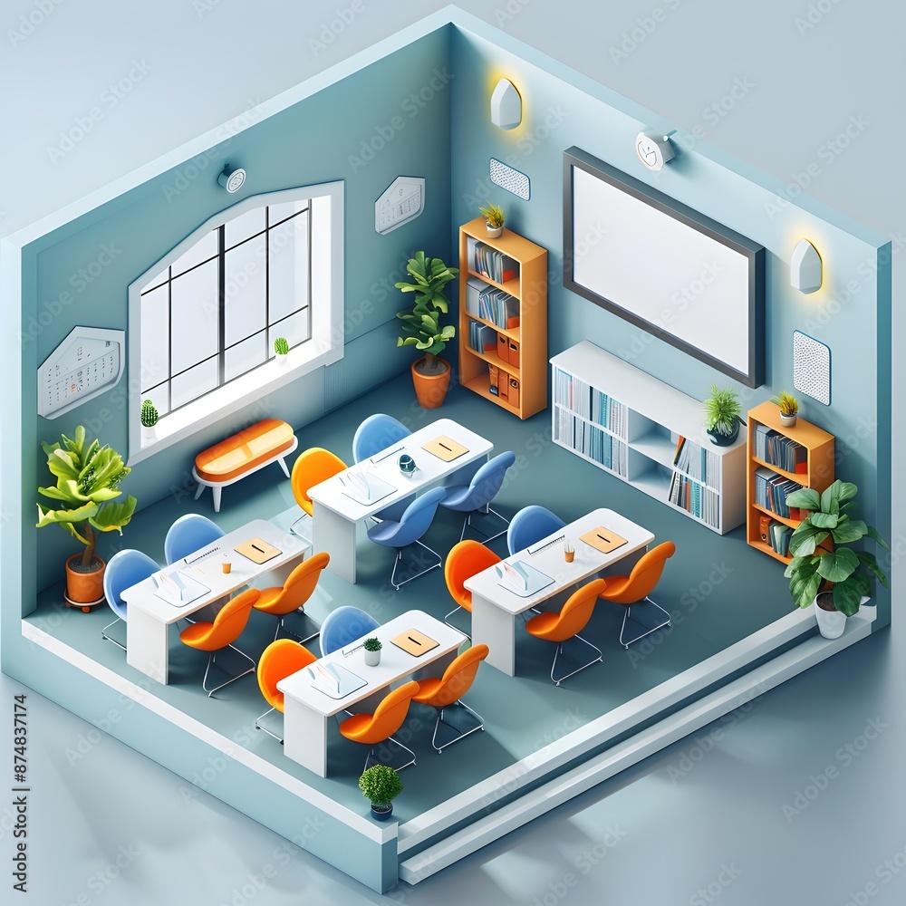 Poster versatile virtual classroom setup for interactive distance learning sessions