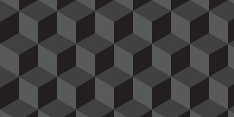 	
Minimal abstract dark black background from cubes victor art. Geometric tiles and mosaic creative stylish seamless pattern block cube background. minimal hexagon Cubes mosaic shape vector design