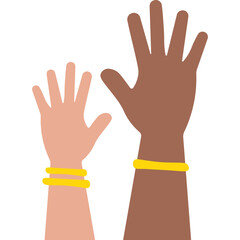 Obraz premium Friendship Day Hands