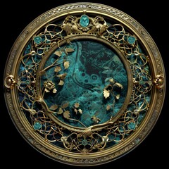 Obraz premium Baroque, Barocco Ornate Marble Ceiling Non-Linear Reformation Design with Intricate Accents Depicting Classic Elegance and Architectural Beauty