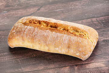 Italian ciabatta bread fresh and crust