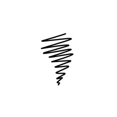 tornado doodle icon