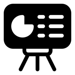 Presentation Icon for Business Meetings and Reports