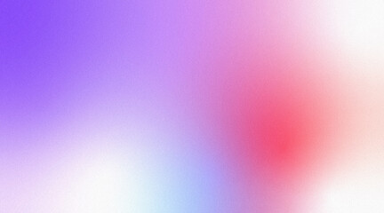 Noise grainy gradient background blending purple, pink and white for wallpaper cover page design